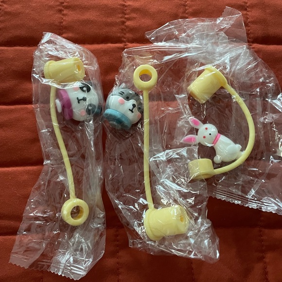 Set of 3 Straw Toppers - Picture 1 of 1